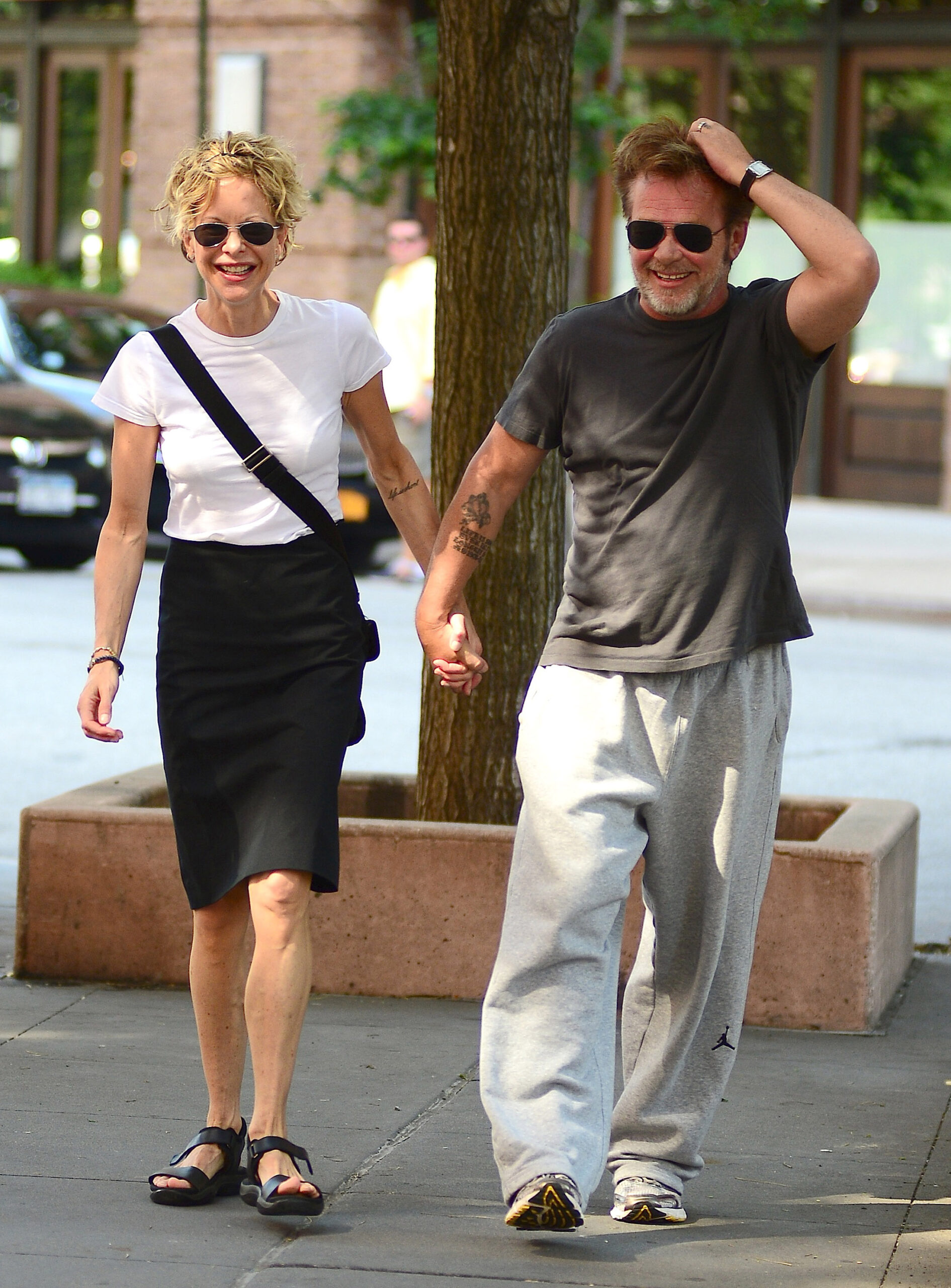 Meg Ryan and John Mellencamp on June 24, 2013, in New York City | Source: Getty Images