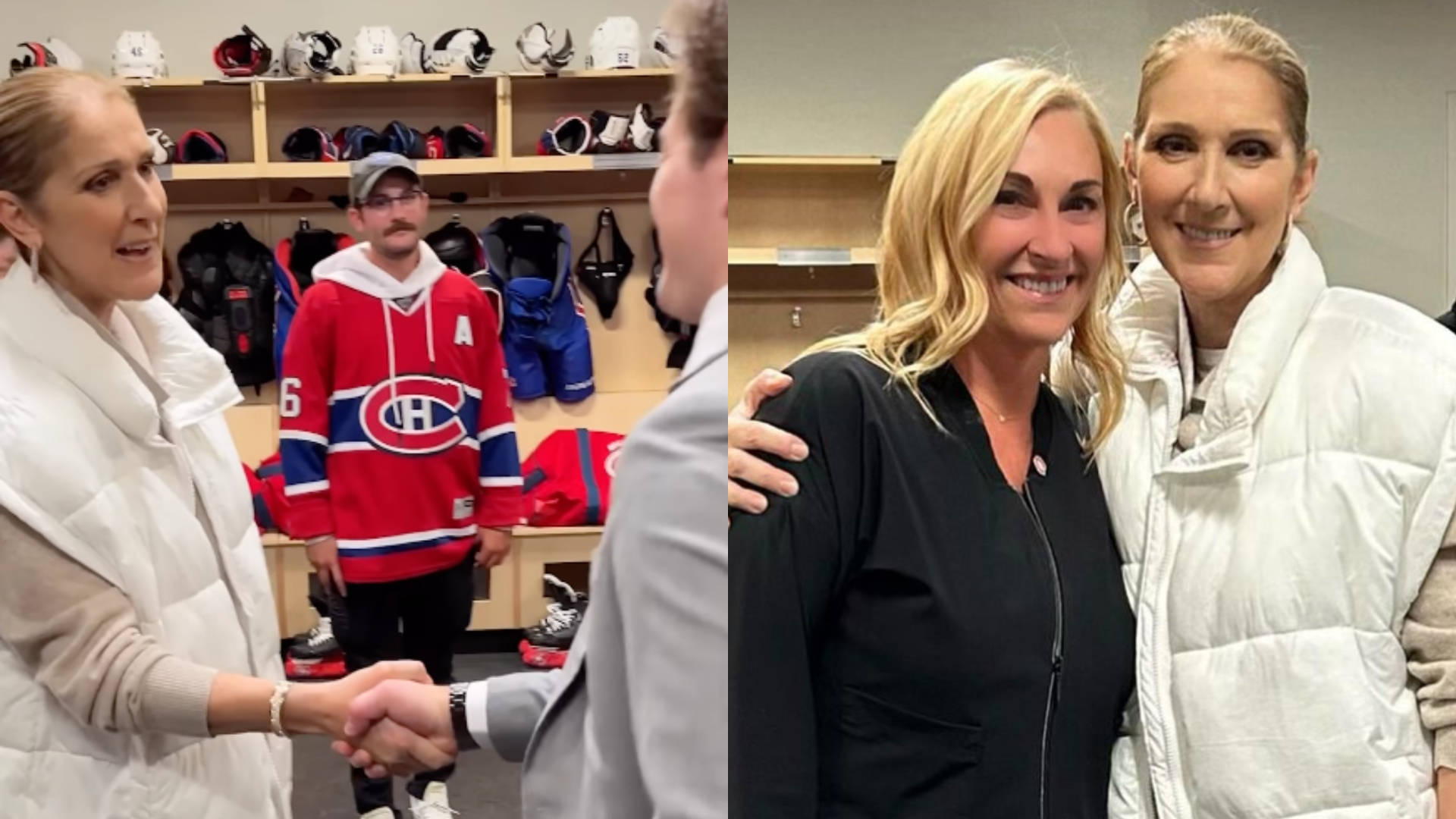 Celine Dion makes first public appearance in years at hockey match amid  Stiff Person... - Smooth