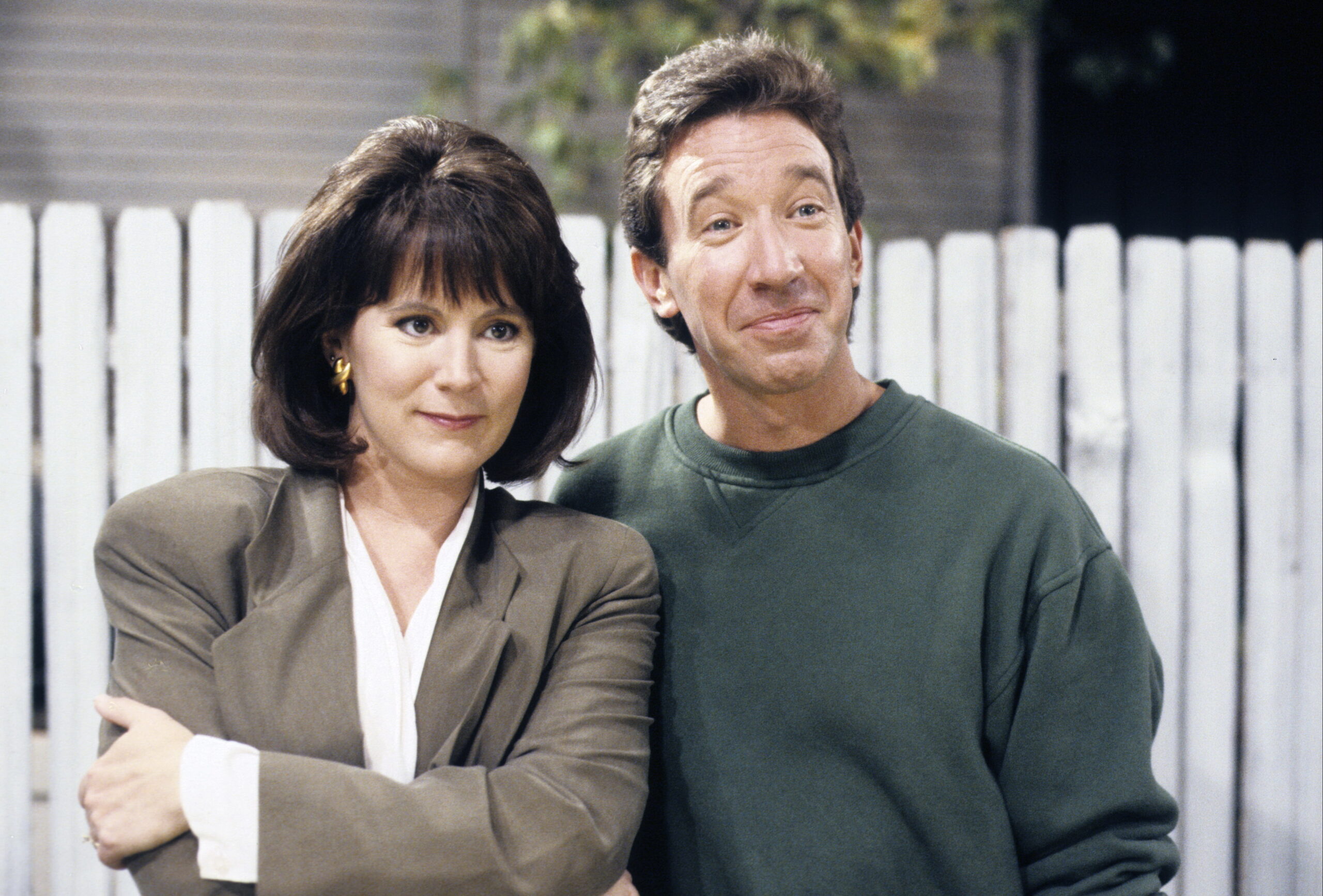 Patricia Richardson and Tim Allen in "Home Improvement," September 17, 1991 | Source: Getty Images