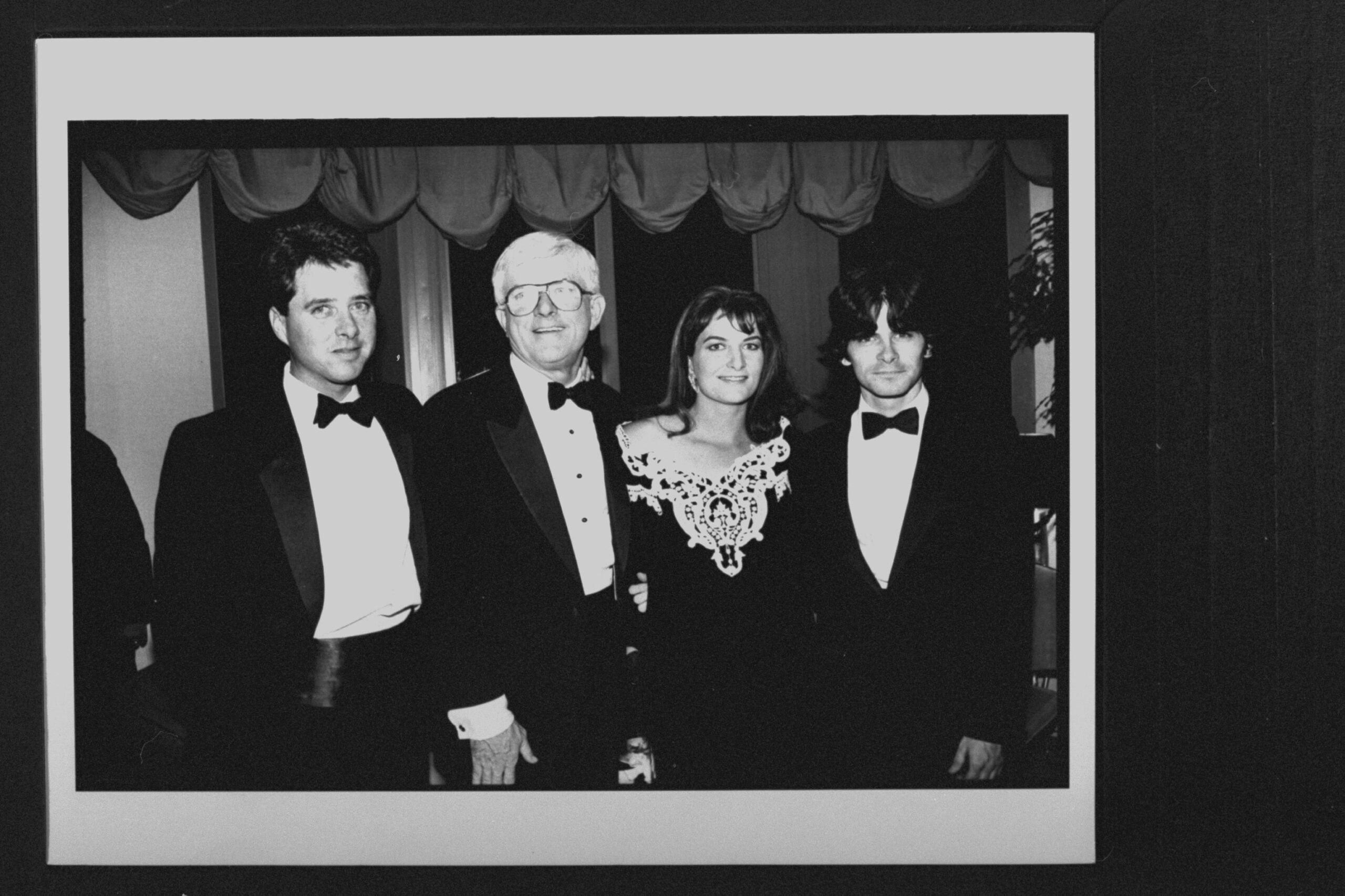 Phil, Michael, Mary Rose, and Jim Donahue at the 25th anniversary of the Donahue TV show on October 17, 1992 | Source: Getty Images