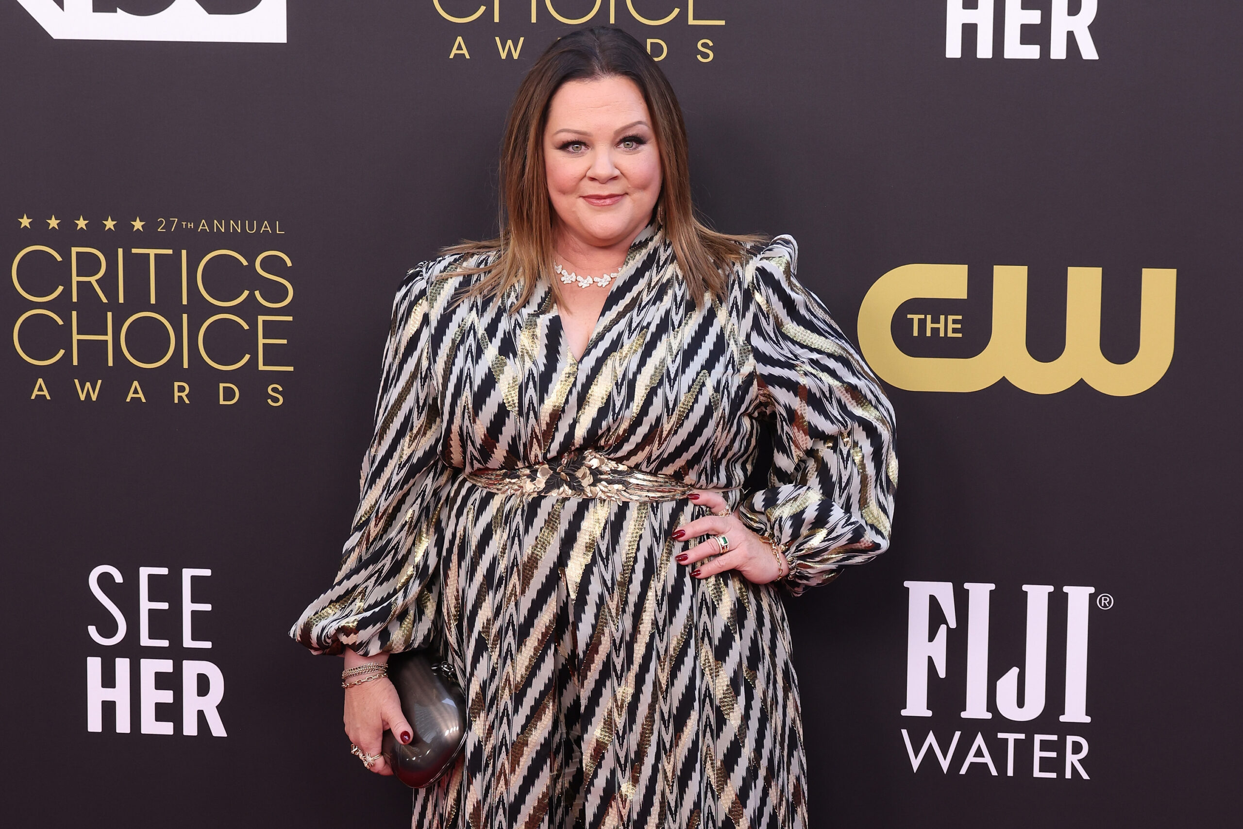 Melissa McCarthy at the 27th Annual Critics Choice Awards in Los Angeles, California on March 13, 2022 | Source: Getty Images