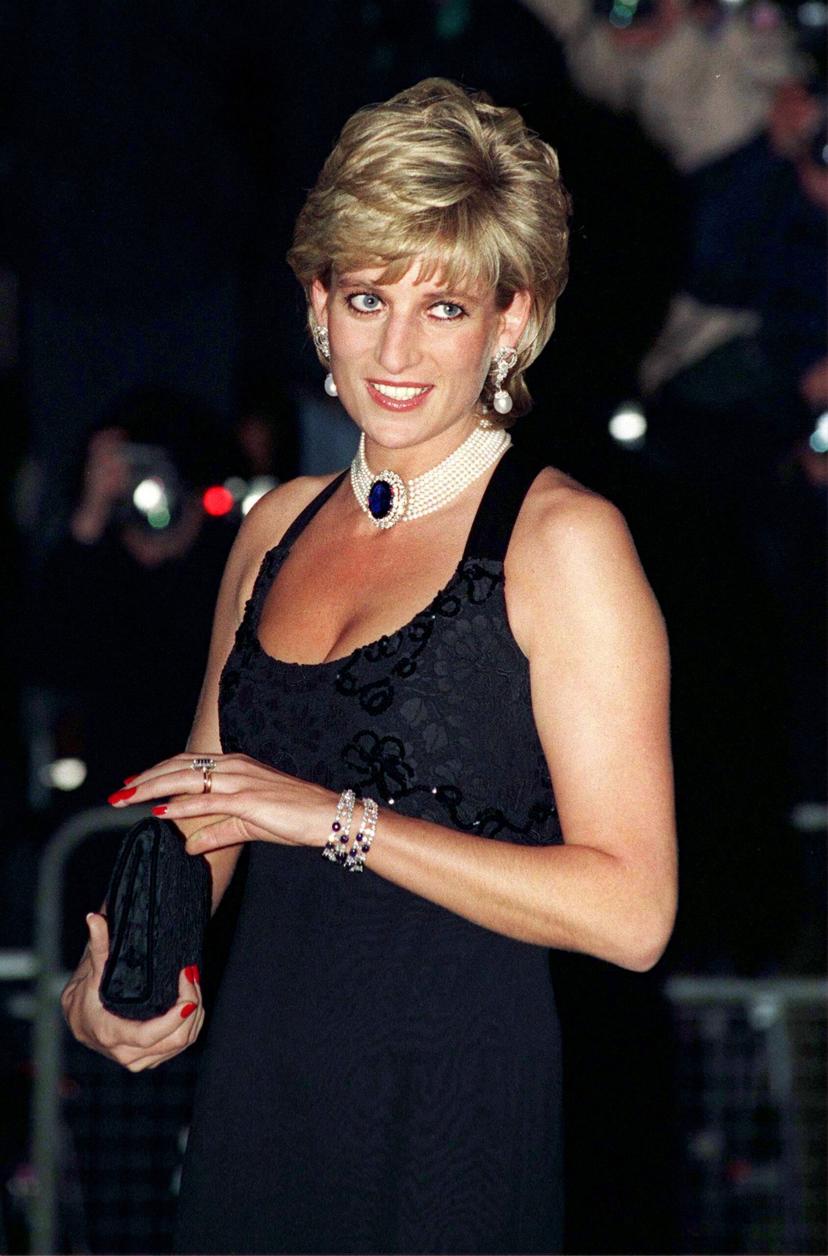 Princess Diana attending a Gala Evening in aid of Cancer Research at Bridgewater House In London | Source: Getty Images