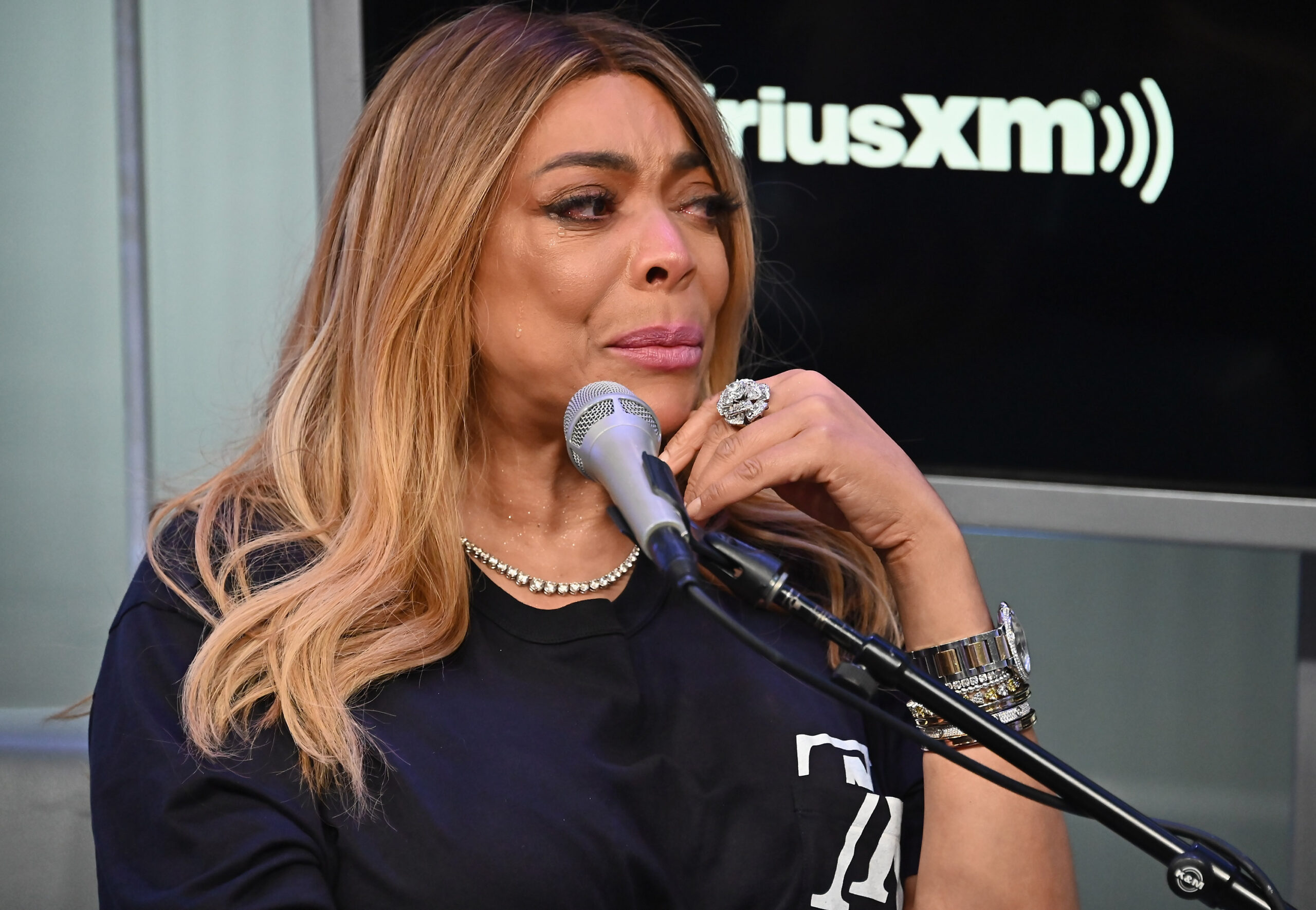 Wendy Williams on the Karen Hunter Show on SiriusXM in 2019 | Source: Getty Images