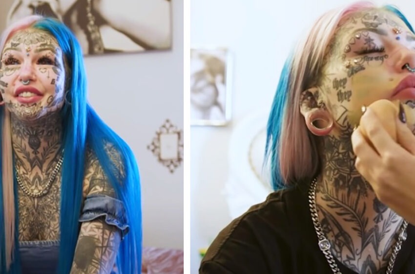  “Just Don’t Be Scared”: What Does a Girl With 600 Tattoos On Her Body Look Like?