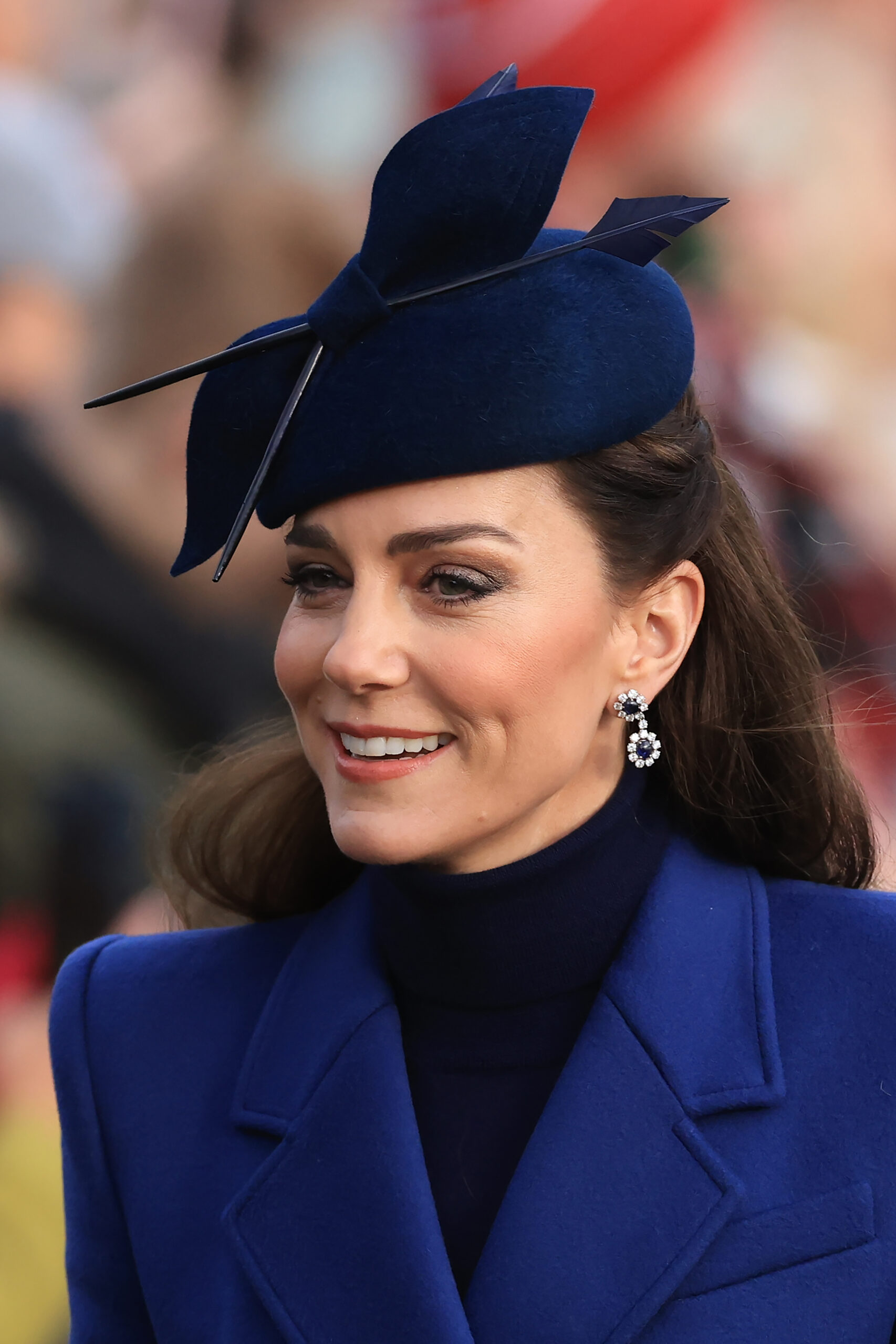 Princess of Wales Kate Middleton attends the Christmas Morning Service at Sandringham Church in Sandringham, Norfolk on December 25, 2023. | Source: Getty Images