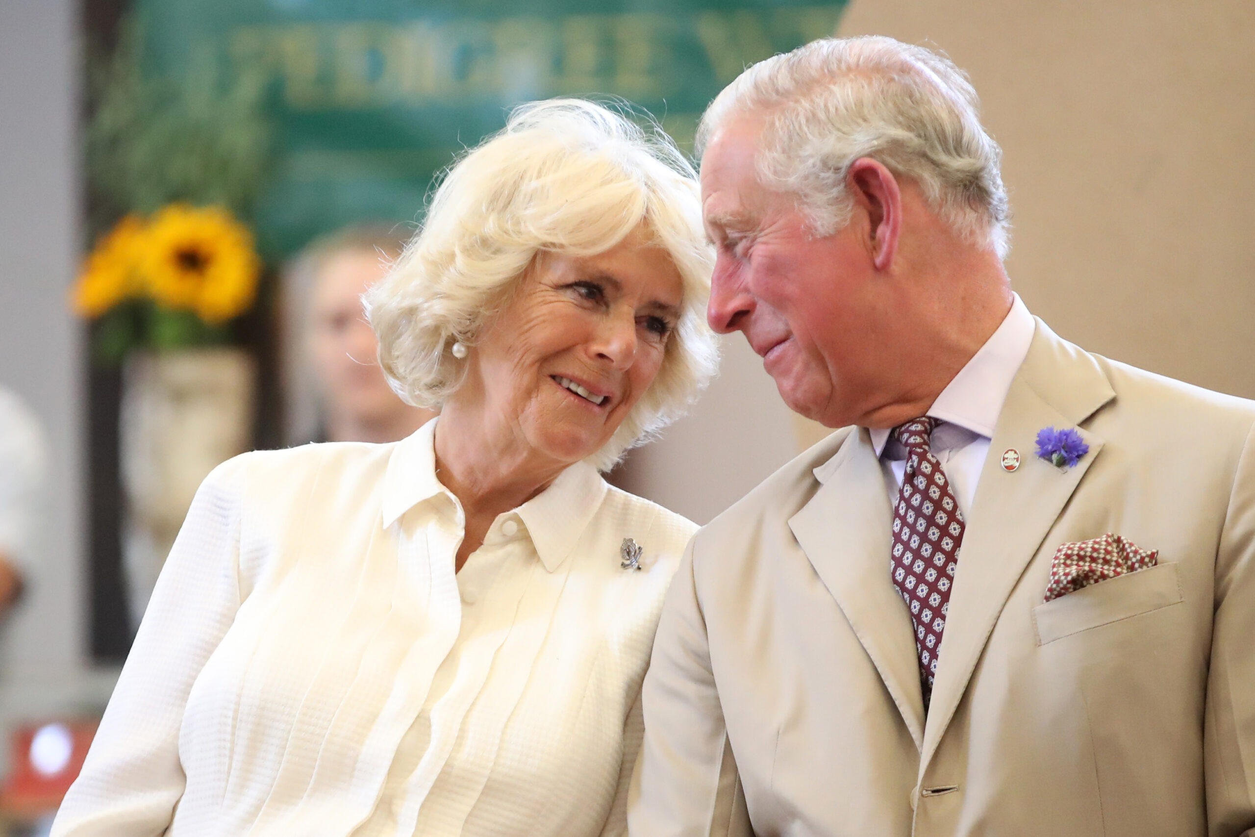 Queen Camilla and King Charls III during the third day of their visit to Wales in Builth Wells, Wales on July 4, 2018 | Source: Getty Images