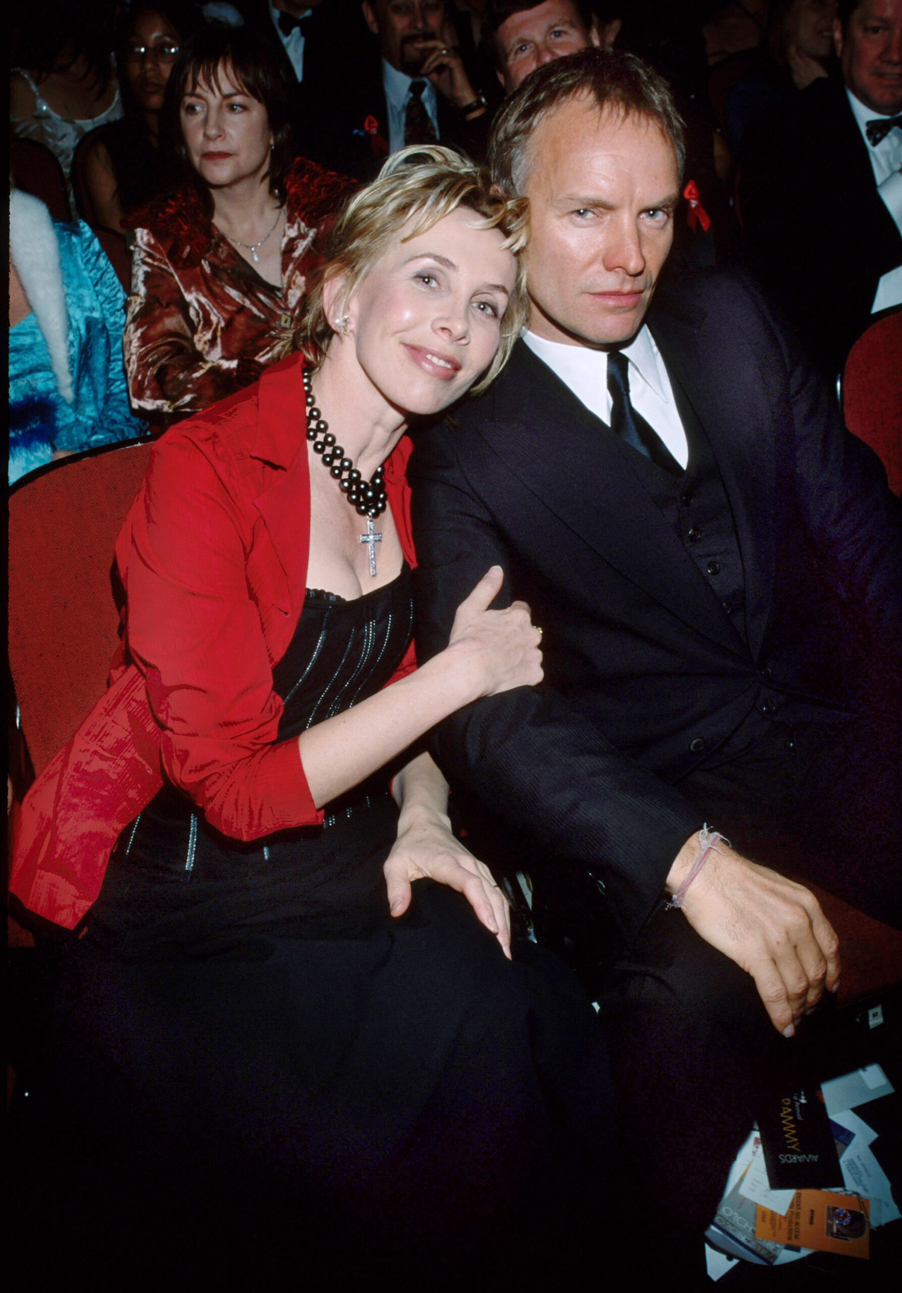 Trudie Styler and Sting at the 41st Annual Grammy Awards on February 24, 1999 | Source: Getty Images