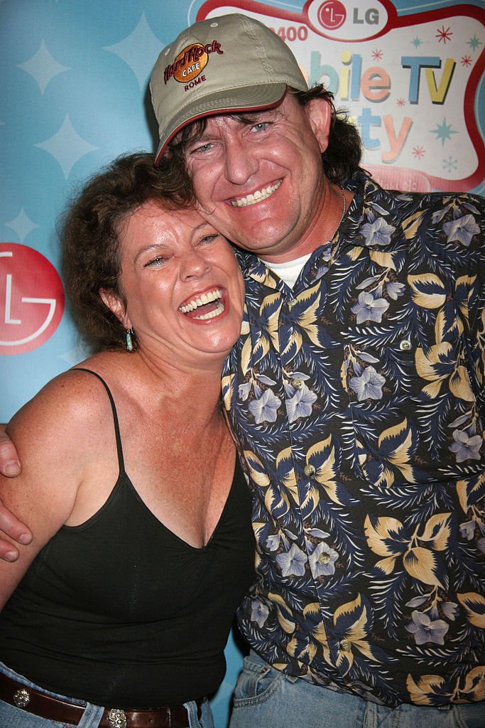 Erin Moran and Steve Fleischmann during the LG Mobile TV Party in Hollywood on June 19, 2007 | Source: Getty Images